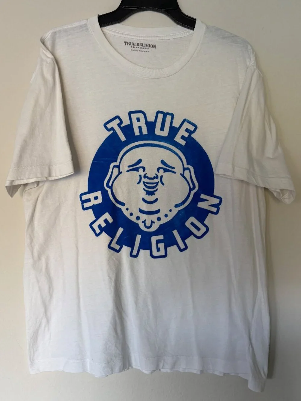 True Religion Buddha Logo Graphic T-Shirt White XL